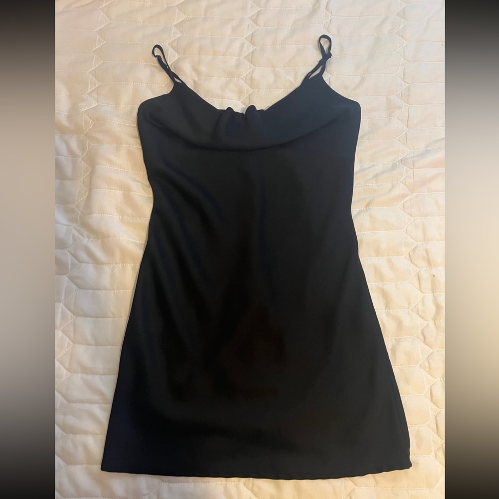 pacsun cowl mini dress